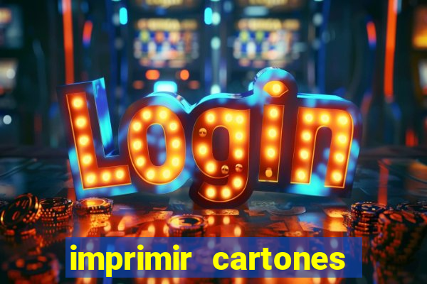 imprimir cartones de bingo